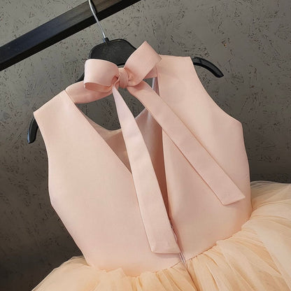 Party Dress Girl - Powder Pink